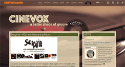 Desktop Screenshot of cinevox.it