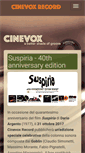 Mobile Screenshot of cinevox.it
